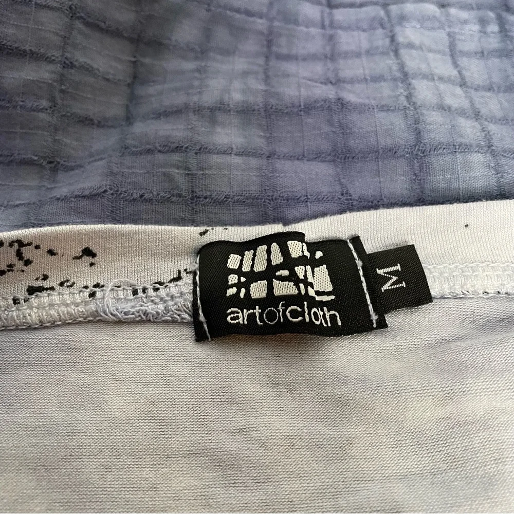 Art of Cloth Ombré 3/4 Sleeve Top Sz M - Picture 3 of 8